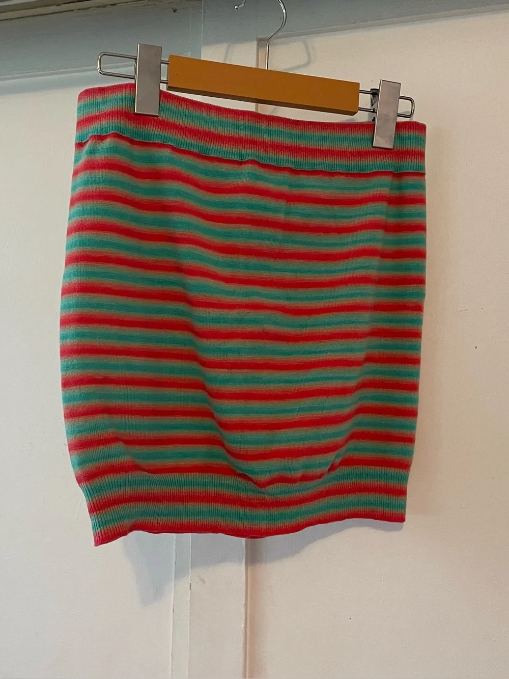Gimaguas stripe button miniskirt - Picture 3 of 4
